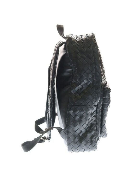 Bottega Veneta Full Intrecciato Small Leather Backpack Black main image 5